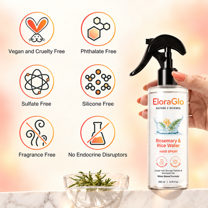 Rosemary & Rice Water Hair Spray